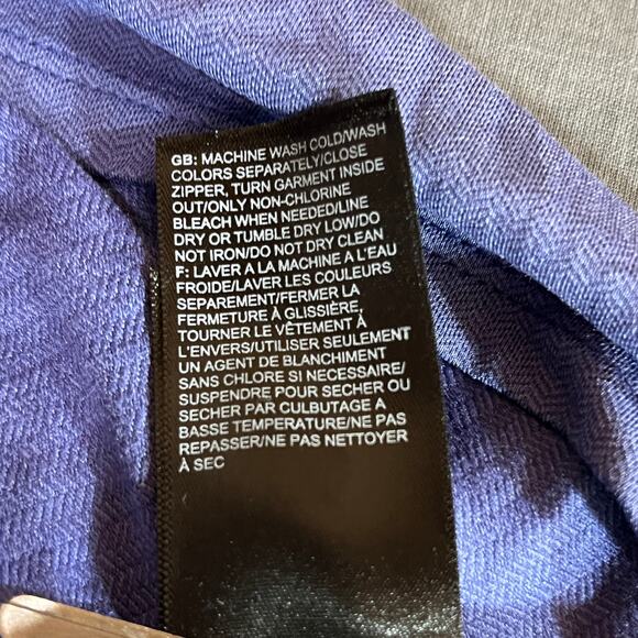 The North Face Flashdry Tank‎ Top Womens Large Blue Racerback V-Neck Athletic - Picture 7 of 9